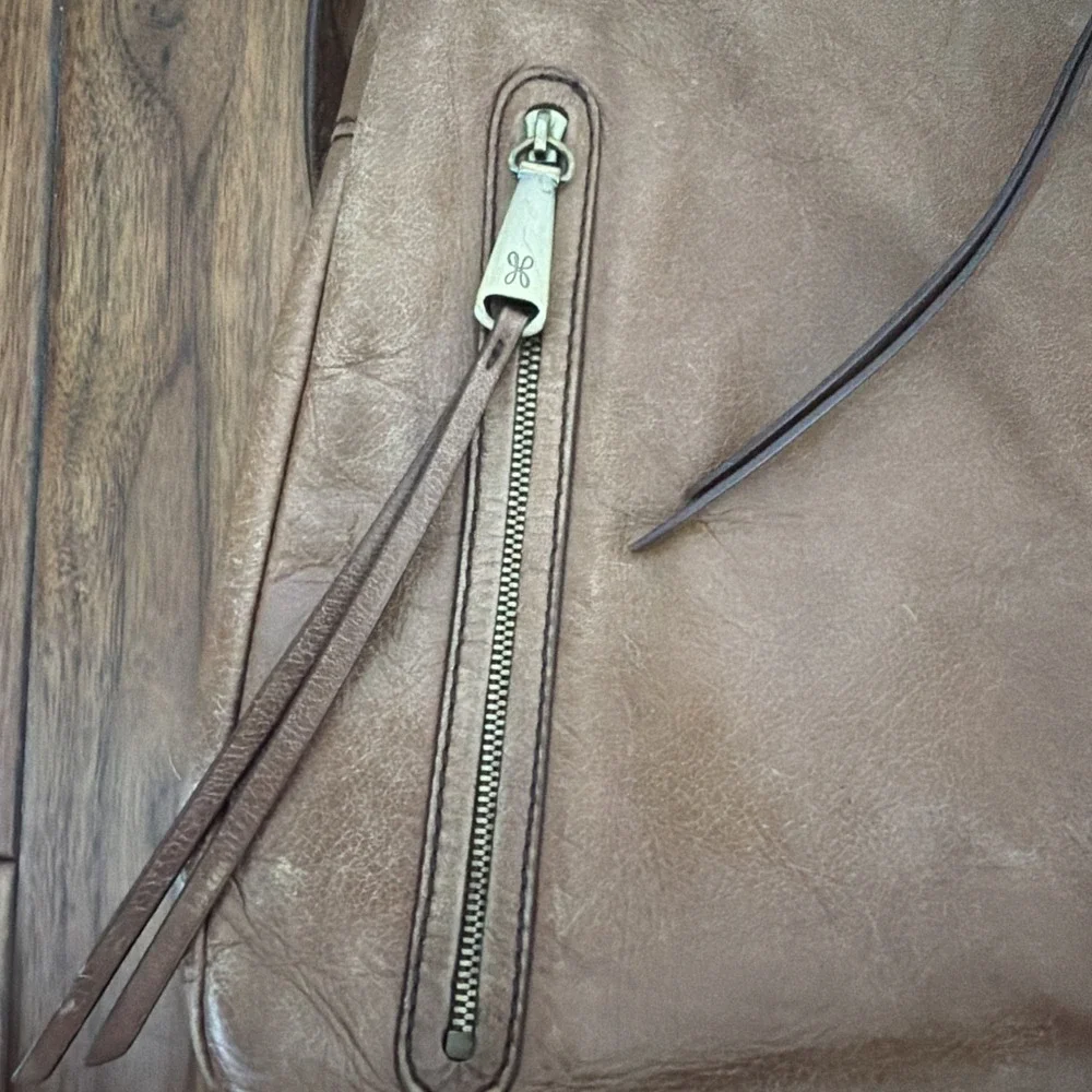 Hobo Int Merrin Convertible Backpack Bag Caramel Vtg Leather Broken In Boho